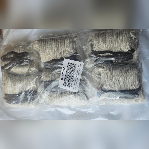 New Condor VF,Knit Gloves,L,Natural,PR 12 pack - Picture 4 of 8